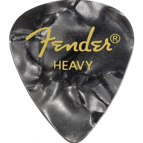 FENDER 351 SHAPE PREMIUM PICKS BLACK MOTO HEAVY
