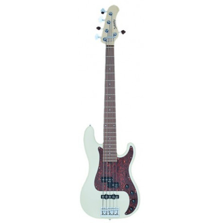 SADOWSKY MetroLine 21-Fret Hybrid P/J Bass, Alder, 5-String (Solid Olympic White High Polish)