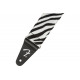 FENDER 2" WILD ZEBRA STRAP