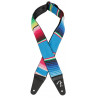 FENDER 2" SERAPE STRAP BLUE MULTI