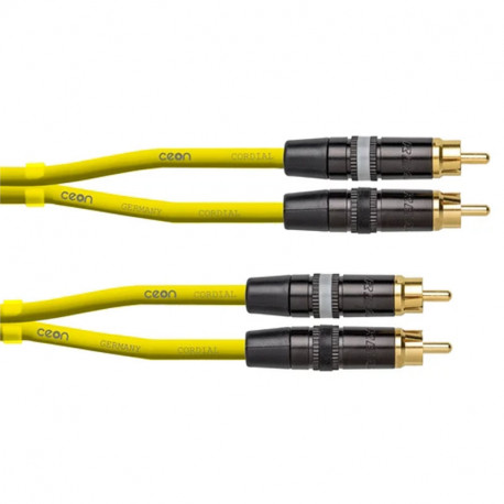 CORDIAL CEON DJ RCA 1,5 (Yellow)