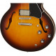 GIBSON ES-335 SATIN VINTAGE BURST