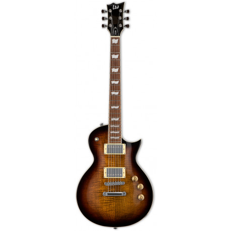 LTD EC-256FM (Dark Brown Sunburst)