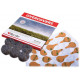 Rycote Overcovers Grey - 30 х Stickies & 6 х Fur Discs