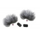 Rycote Lavalier Windjammer (Gray) - Pair