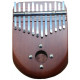 PALM PERCUSSION KALIMBA CURVE SHAPE BROWN