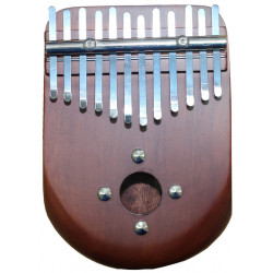 PALM PERCUSSION KALIMBA CURVE SHAPE BROWN