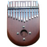 PALM PERCUSSION KALIMBA CURVE SHAPE BROWN