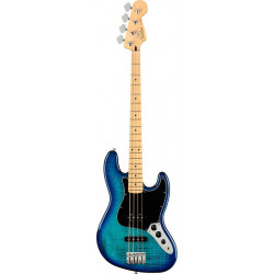 FENDER PLAYER JAZZ BASS PLUS TOP LIMITED MN BLUE BURST