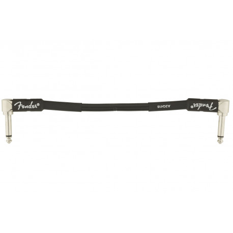 FENDER CABLE PROFESSIONAL SERIES 6" PATCHES (BOWL) BLACK