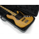 GATOR GTR-BASS-GRY Grey Transit Lightweight Bass Guitar Case