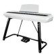 PEARL RIVER P60 +3 pedal+U stand WH