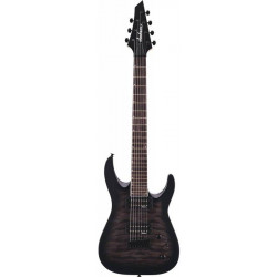JACKSON JS22Q-7 DKA DINKY ARCH TOP HT TRANSPARENT BLACK BURST